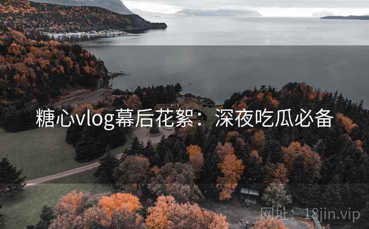 糖心vlog幕后花絮：深夜吃瓜必备